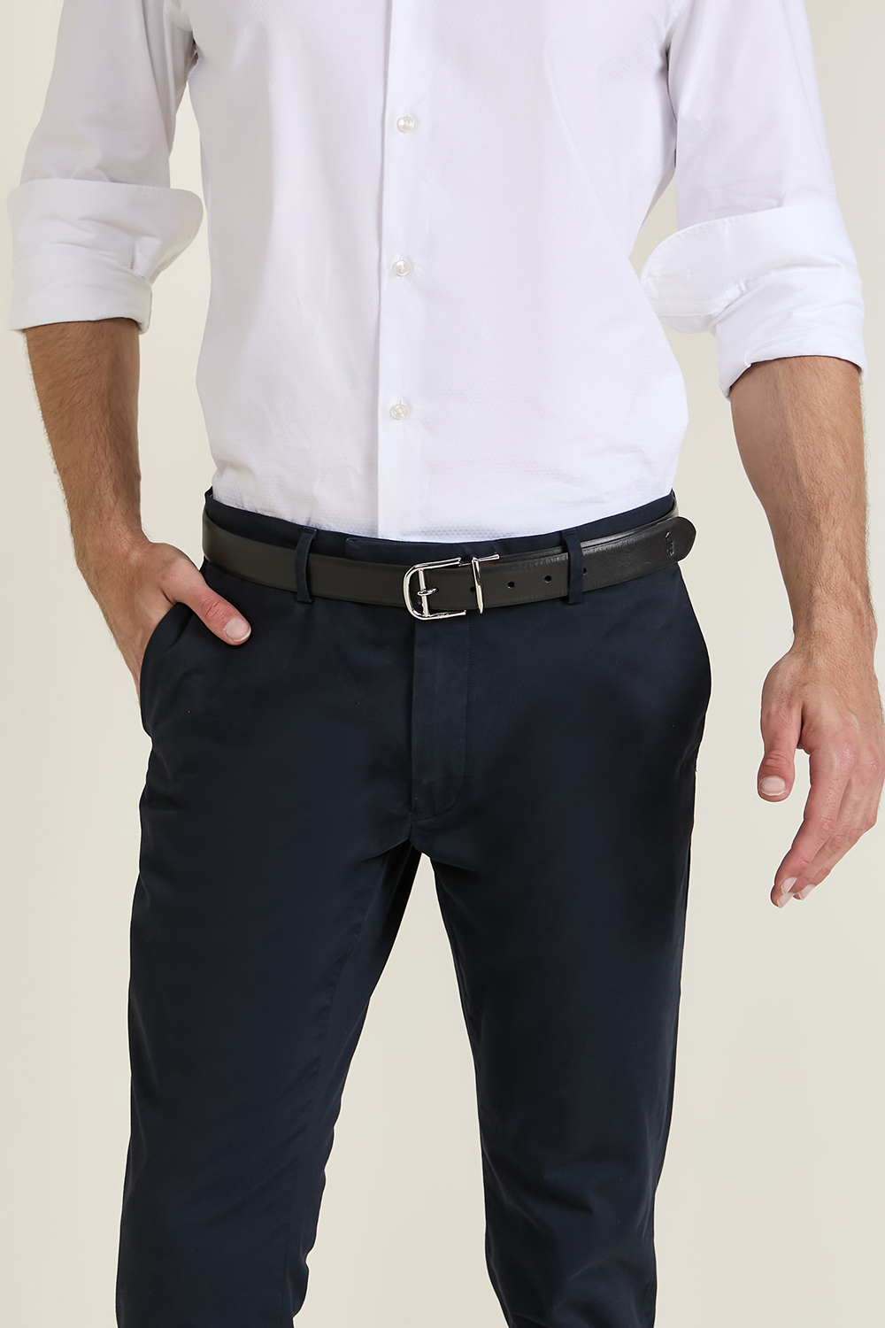 תמונת כל הלוק של חגורה דו צדדית POLO RALPH LAUREN